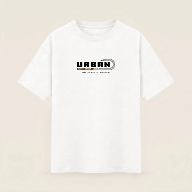 Oversize T-shirt – Bold Typography / 79