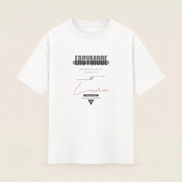 Oversize T-shirt – Typography Mix / 206