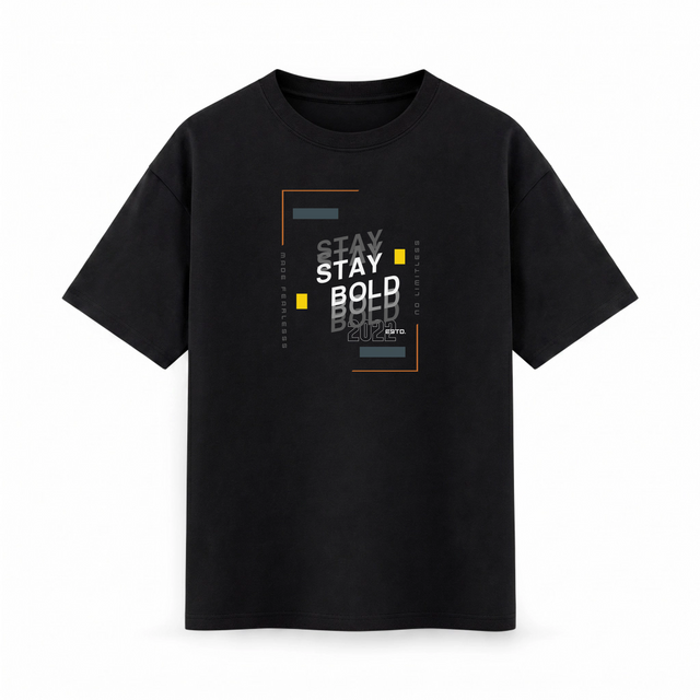 Oversize T-shirt – Modern Typography / 200