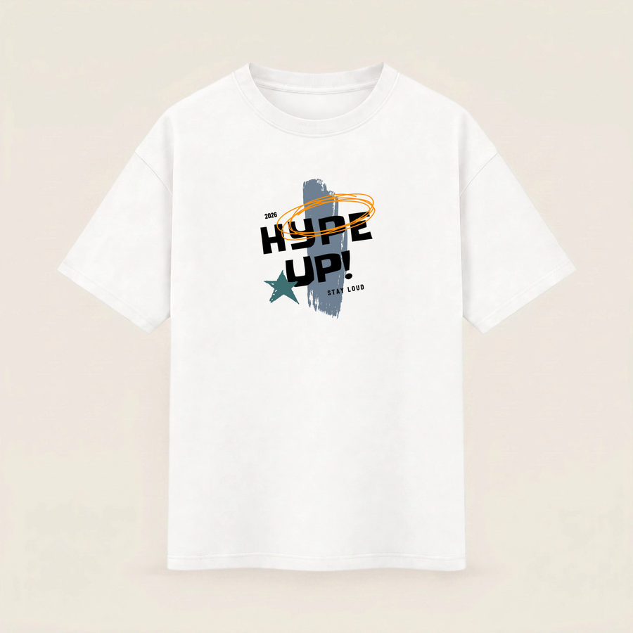 Oversize T-shirt – Bold Typography / 70