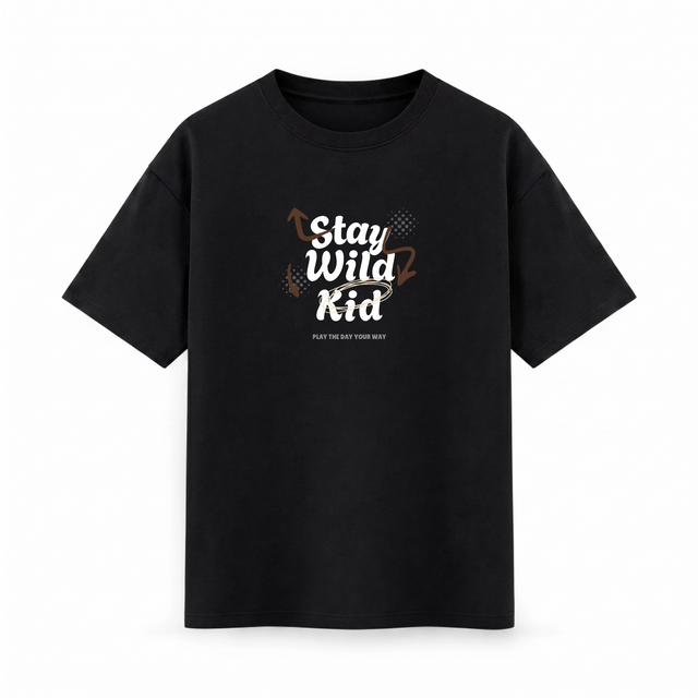 Oversize T-shirt – Handwritten Typography / 137