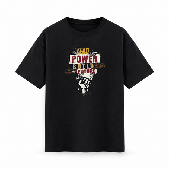 Oversize T-shirt – Grunge Typography / 130