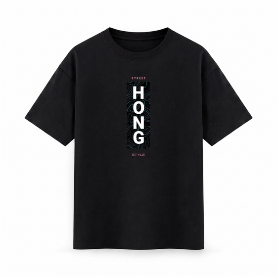 Oversize T-shirt – Badge Typography / 483