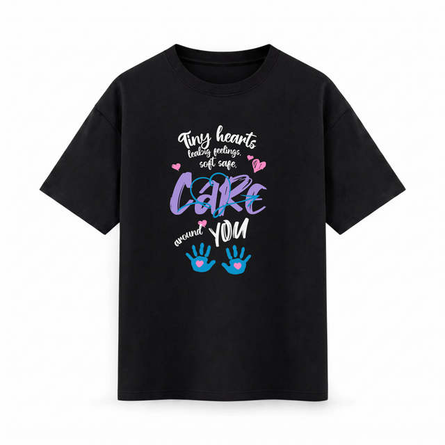 Oversize T-shirt – Cute Typography / 107