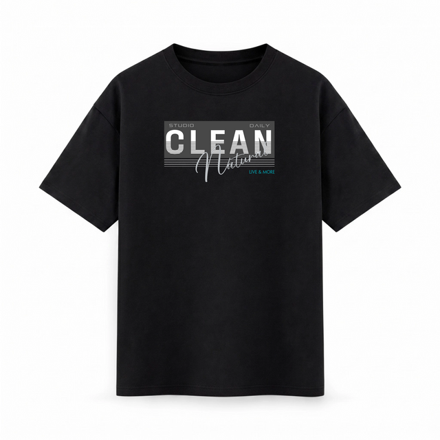 Oversize T-shirt – Bold Typography / 88