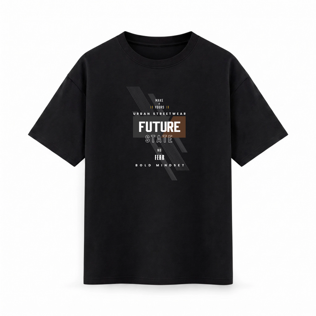 Oversize T-shirt – Streetwear Typography / 158