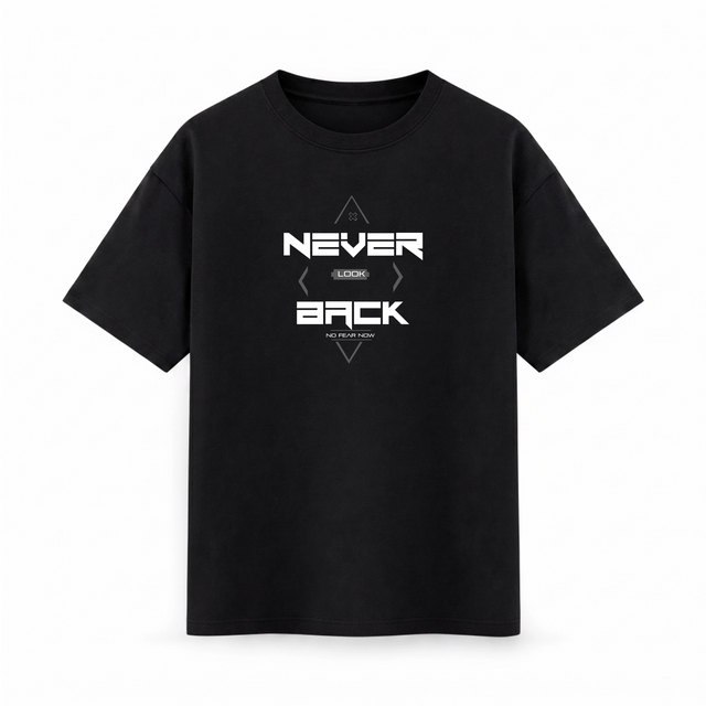 Oversize T-shirt – Futuristic Typography / 521
