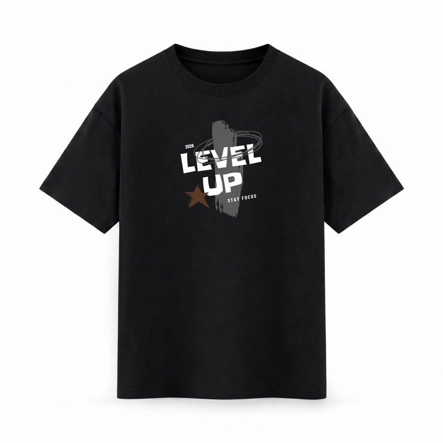 Oversize T-shirt – Bold Typography / 70