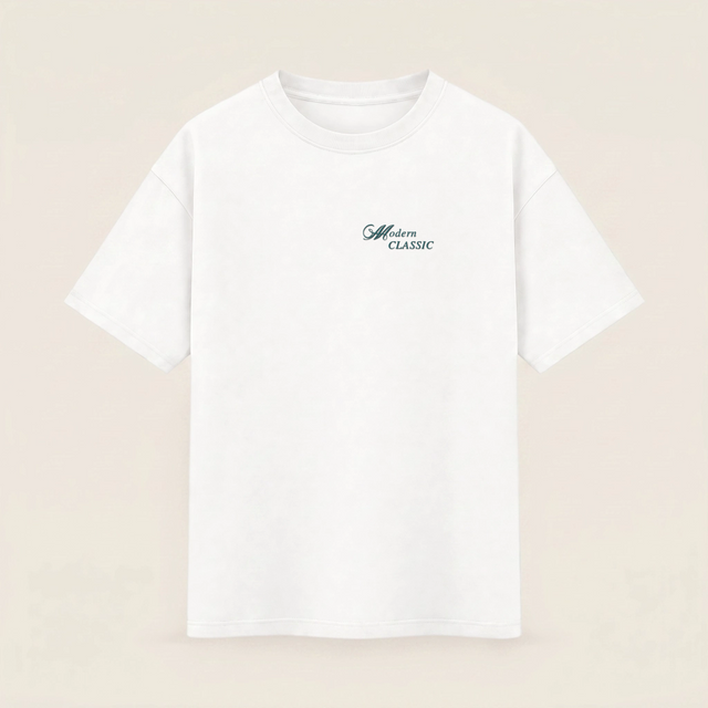 Oversize T-shirt – Minimal Signature / 722