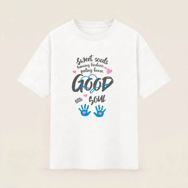 Oversize T-shirt – Cute Typography / 107
