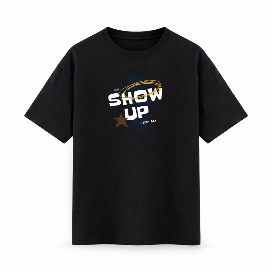 Oversize T-shirt – Bold Typography / 70