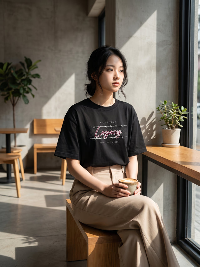 Oversize T-shirt – Typography / 32