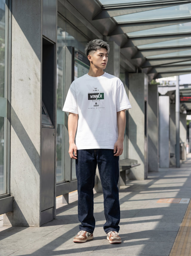 Oversize T-shirt – Streetwear Typography / 158