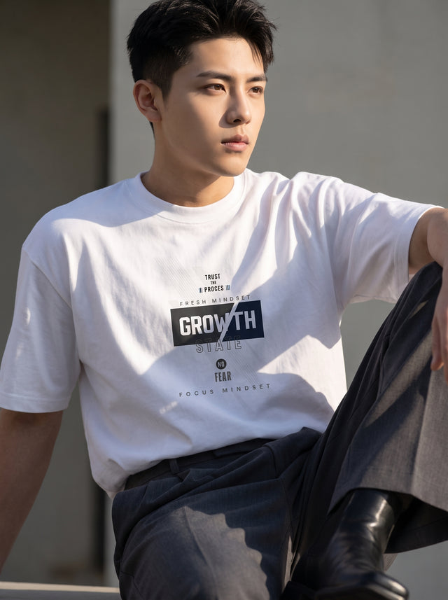 Oversize T-shirt – Streetwear Typography / 158