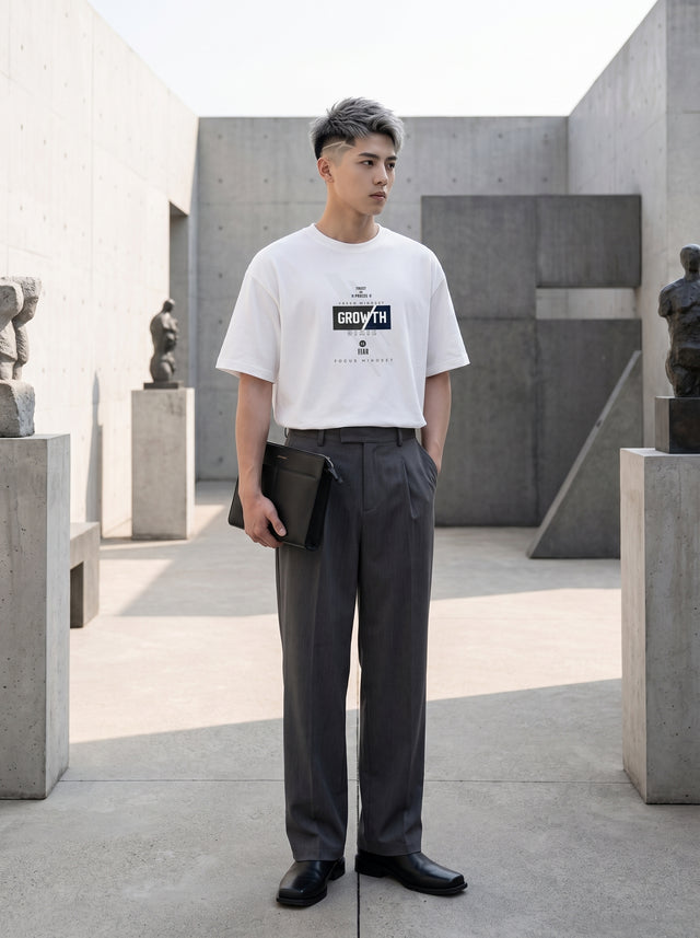 Oversize T-shirt – Streetwear Typography / 158