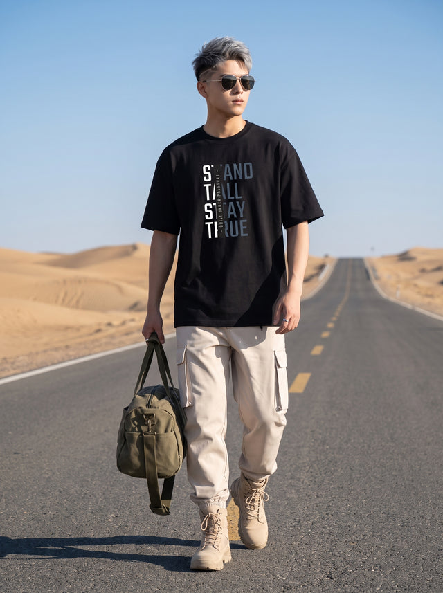 Oversize T-shirt – Bold Typography / 131