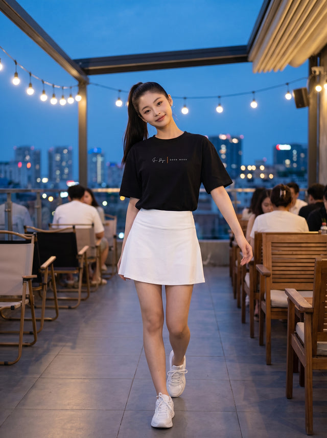 Oversize T-shirt – Minimal Typography / 265