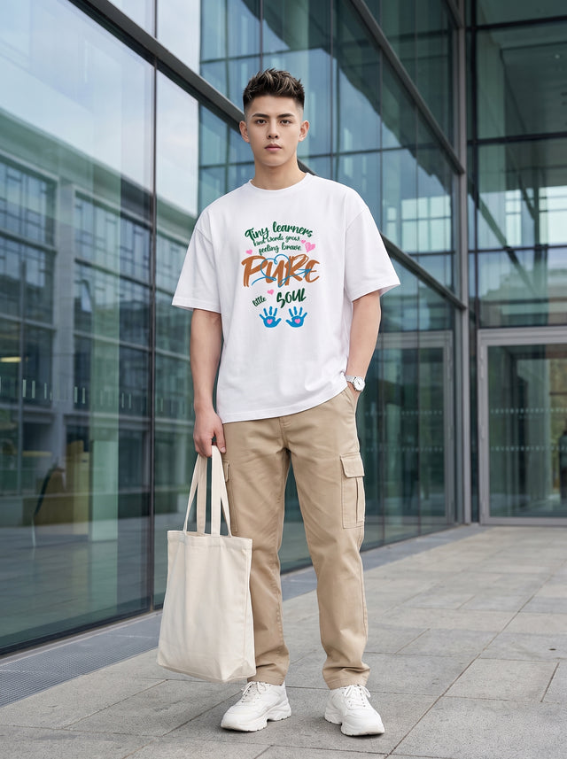 Oversize T-shirt – Cute Typography / 107