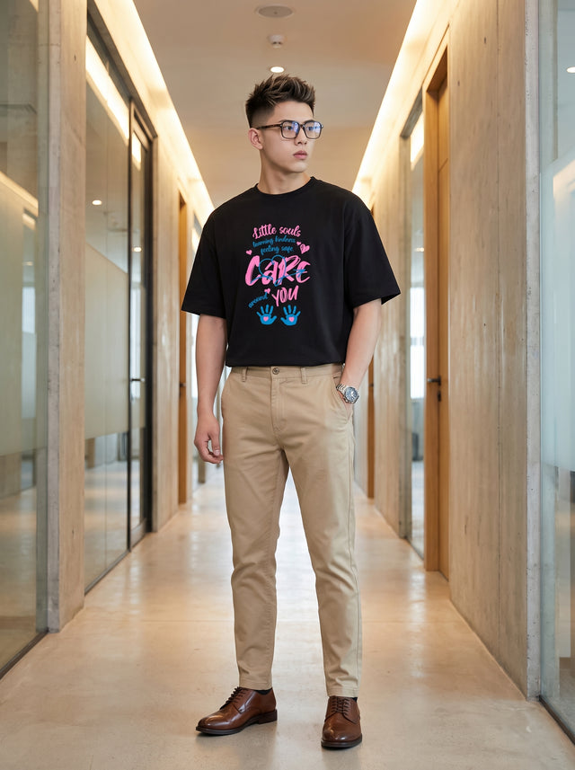 Oversize T-shirt – Cute Typography / 107