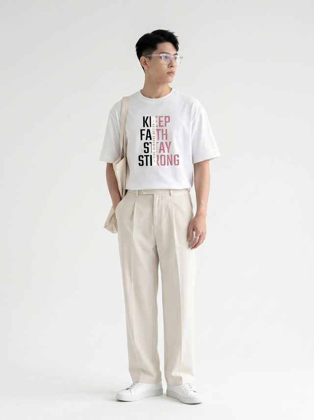 Oversize T-shirt – Bold Typography / 131