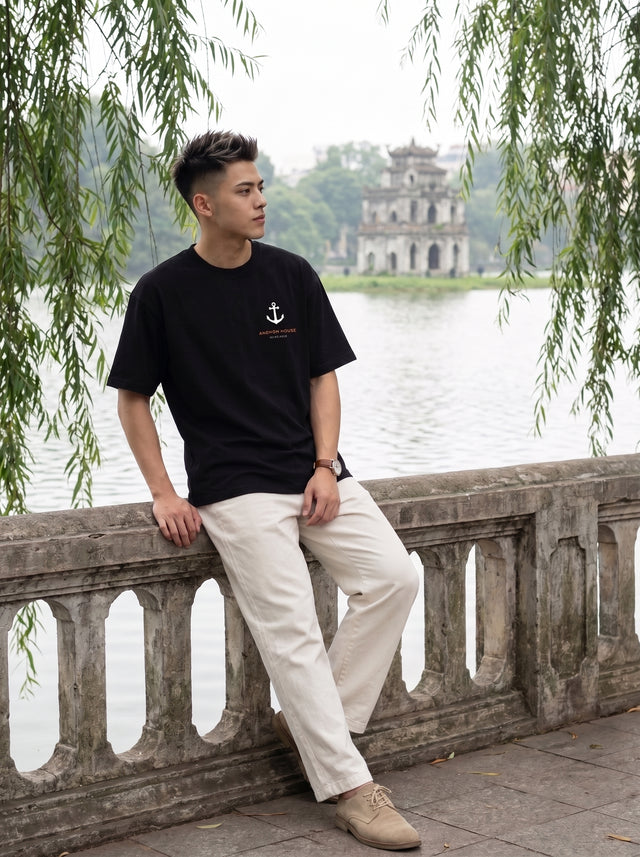 Oversize T-shirt – Nautical Minimal / 702