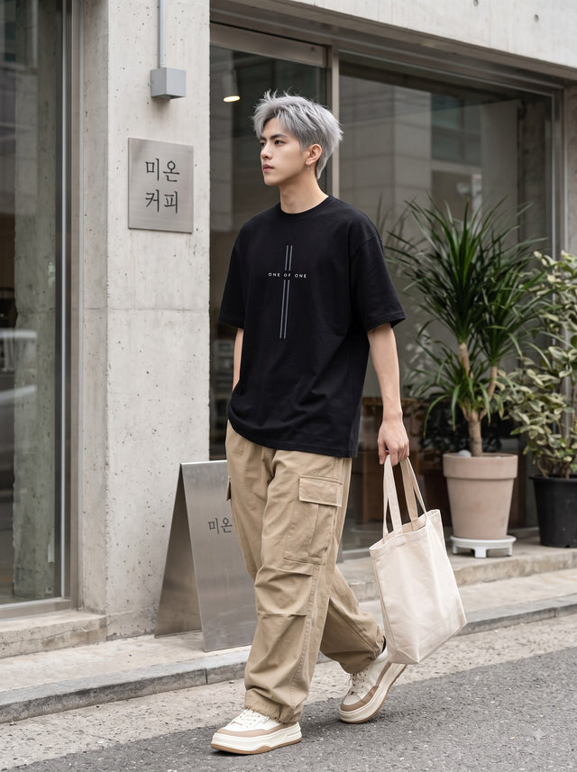 Oversize T-shirt – Luxury Minimal/ 245