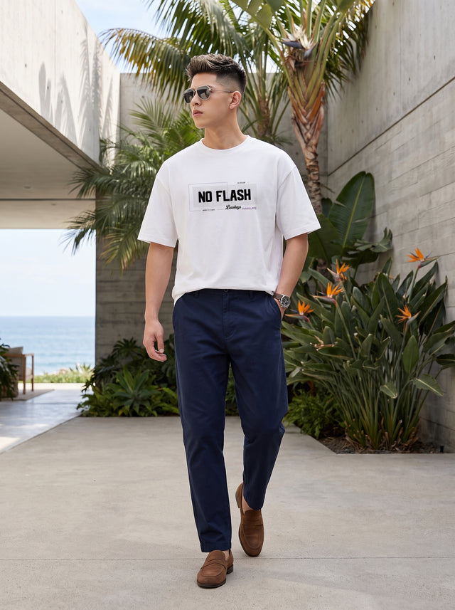 Oversize T-shirt – Bold Typography / 84