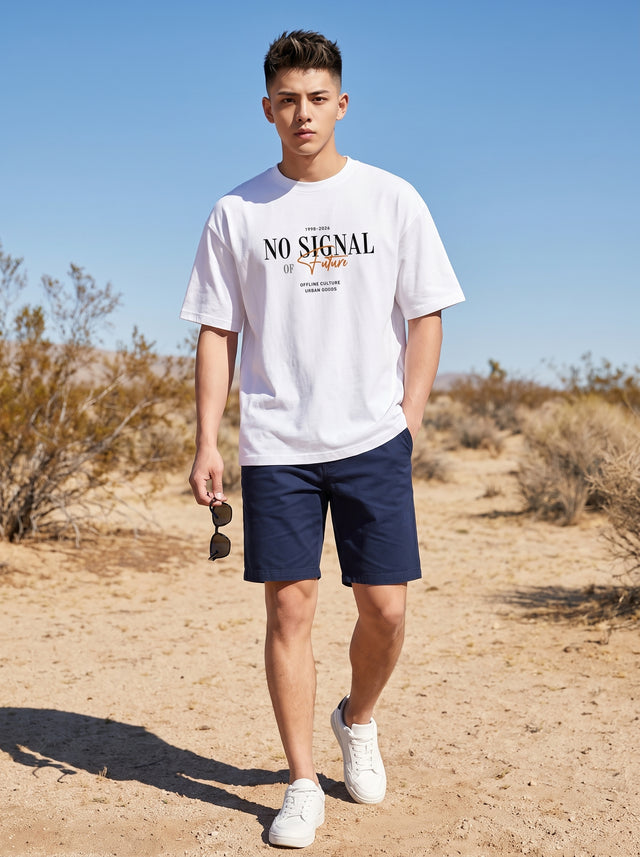 Oversize T-shirt – Minimal Typography / 46