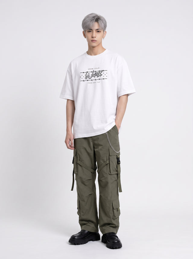 Oversize T-shirt – Typography / 32