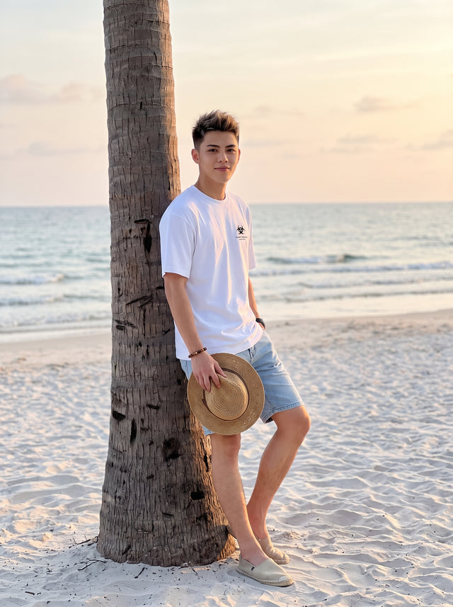 Oversize T-shirt – Nautical Minimal / 702