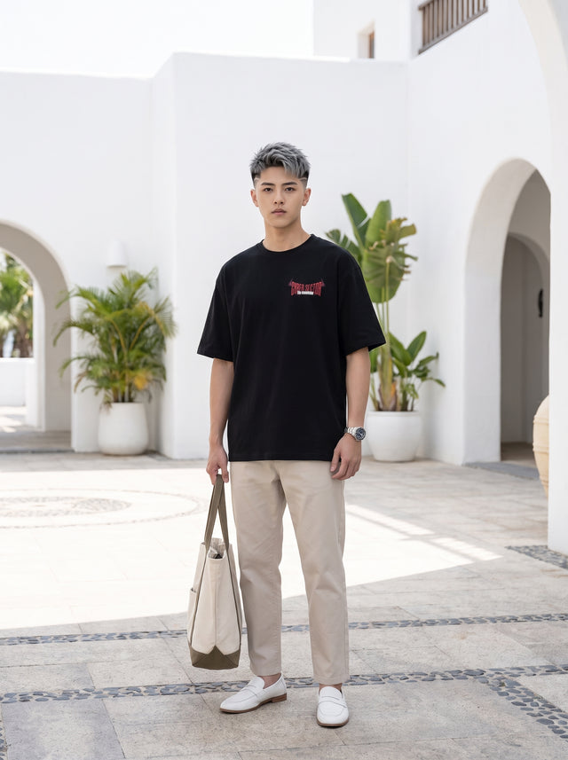 Oversize T-shirt – Gothic Streetwear / 416