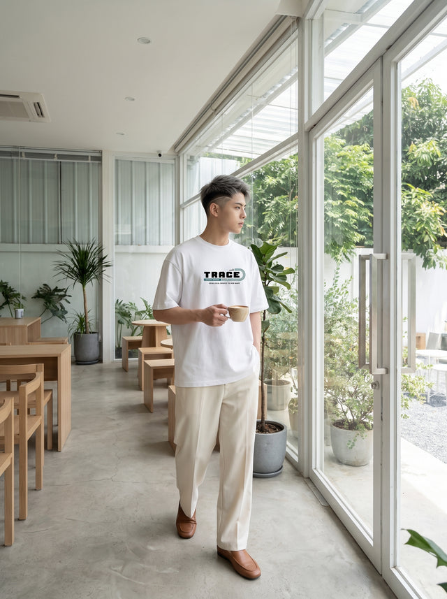 Oversize T-shirt – Bold Typography / 79