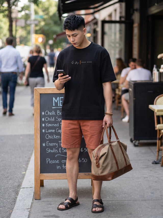 Oversize T-shirt – Minimal Typography / 265