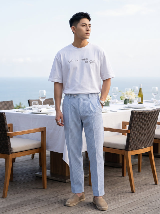 Oversize T-shirt – Soft Typography / 478
