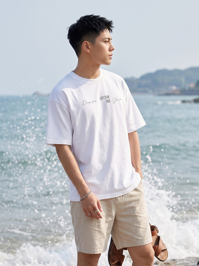 Oversize T-shirt – Soft Typography / 478