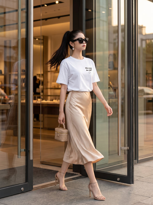 Oversize T-shirt – Cute Minimal / 716