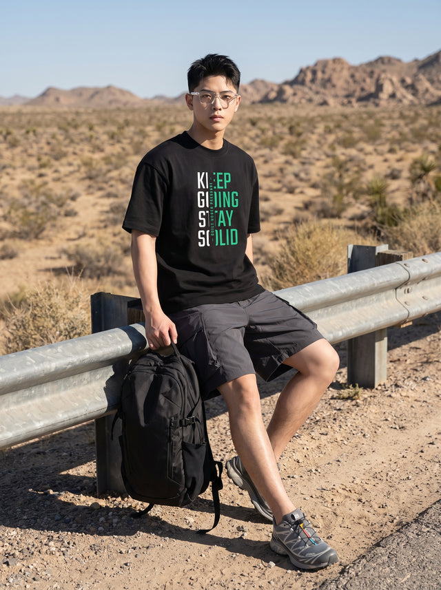 Oversize T-shirt – Bold Typography / 131