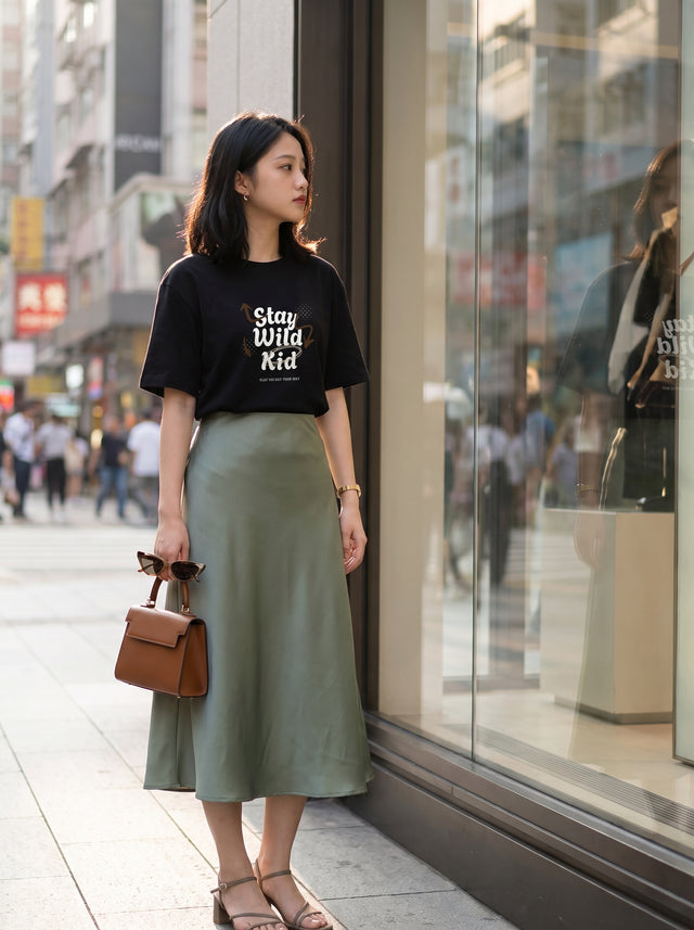 Oversize T-shirt – Handwritten Typography / 137