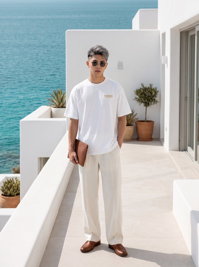 Oversize T-shirt – Minimal Clean / 698