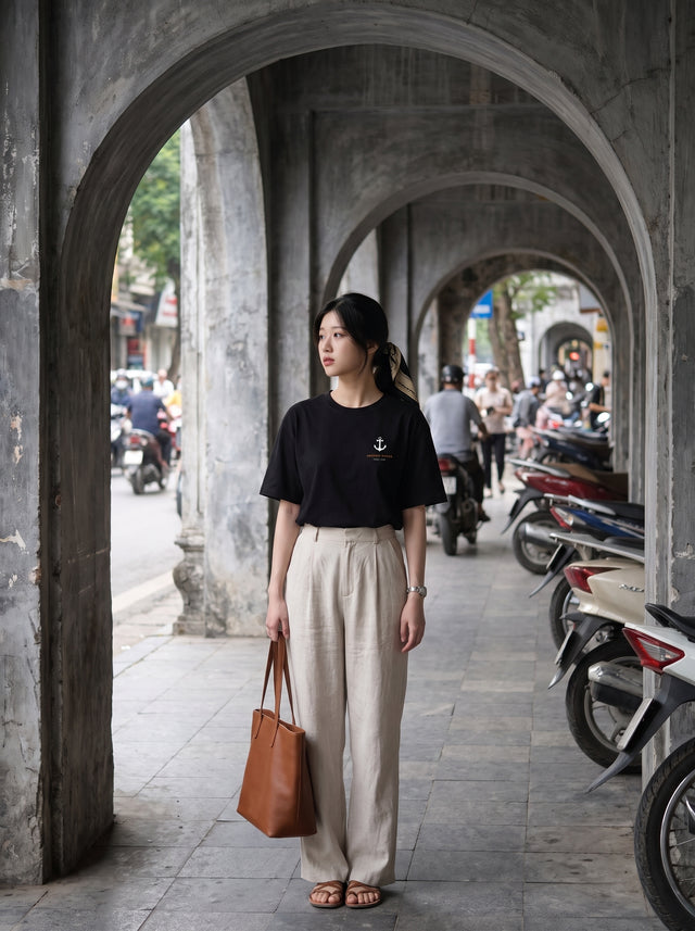 Oversize T-shirt – Nautical Minimal / 702