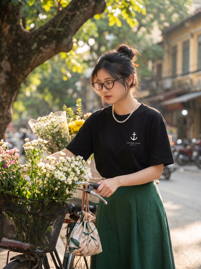 Oversize T-shirt – Nautical Minimal / 702