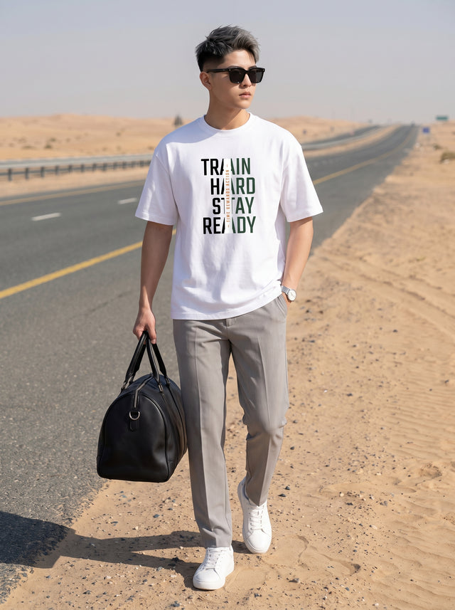 Oversize T-shirt – Bold Typography / 131