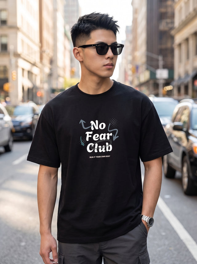 Oversize T-shirt – Handwritten Typography / 137