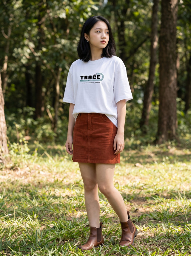 Oversize T-shirt – Bold Typography / 79
