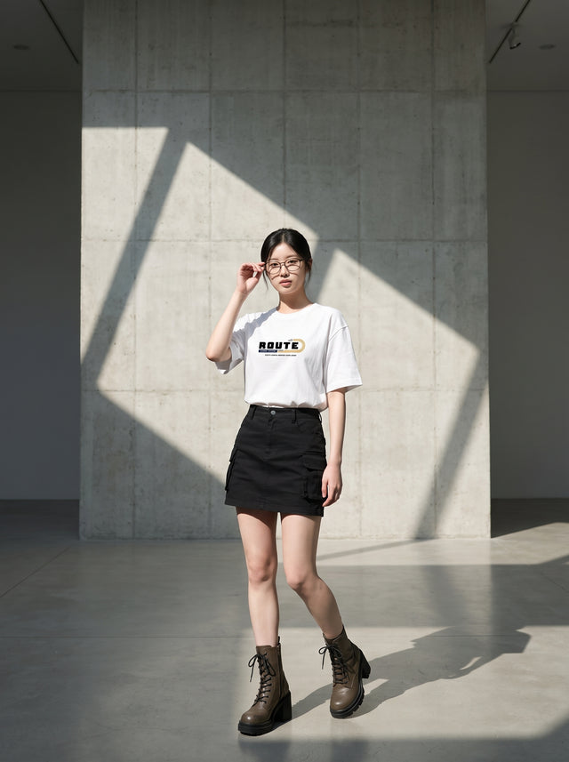 Oversize T-shirt – Bold Typography / 79