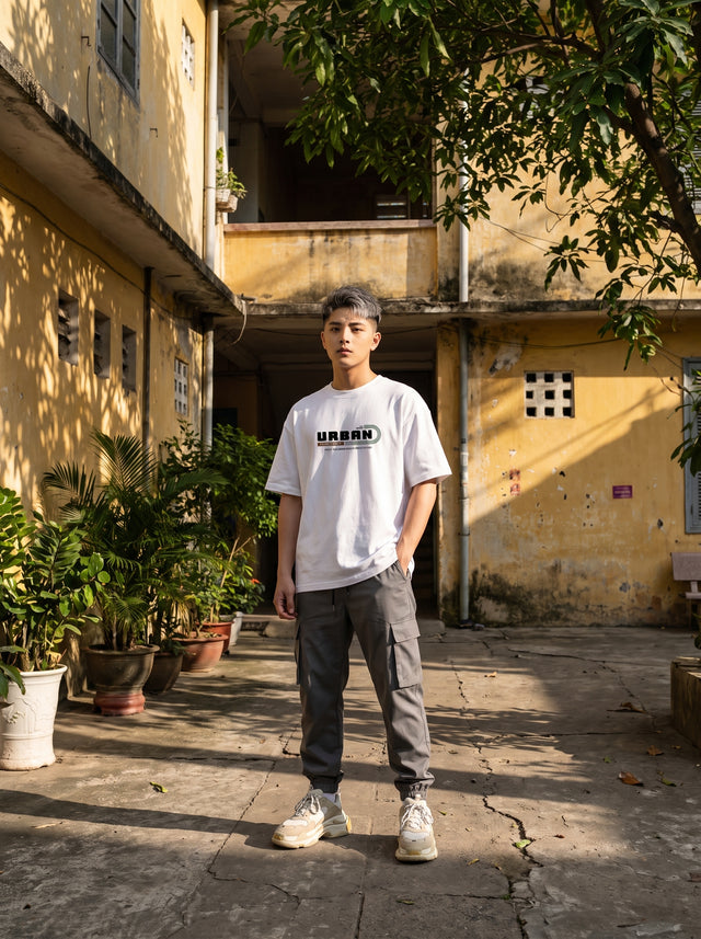 Oversize T-shirt – Bold Typography / 79