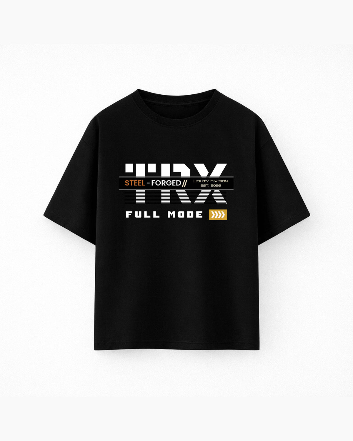 Oversize T-shirt – Bold Typography / 160