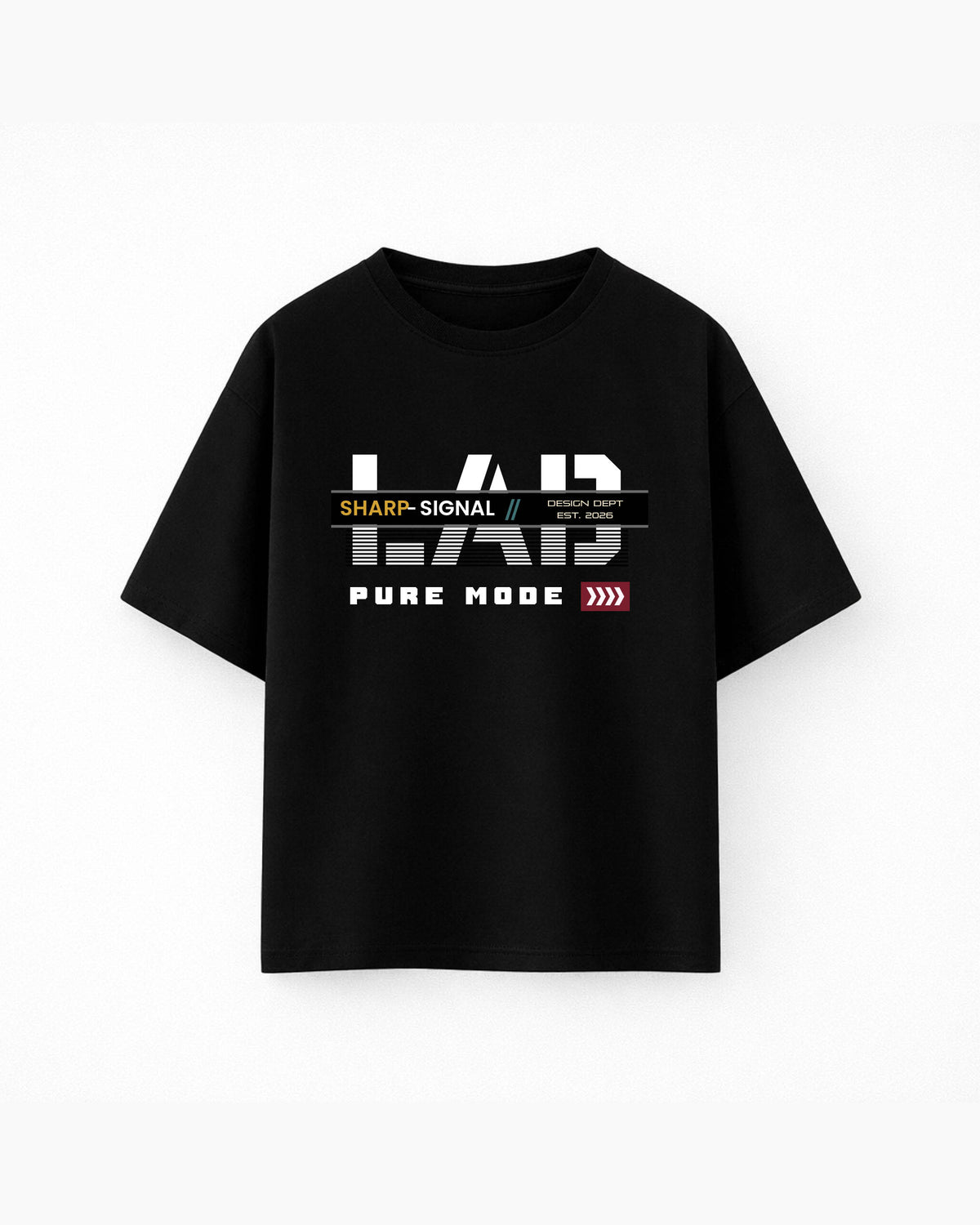 Oversize T-shirt – Bold Typography / 160