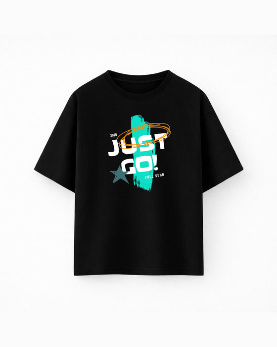 Oversize T-shirt – Bold Typography / 70