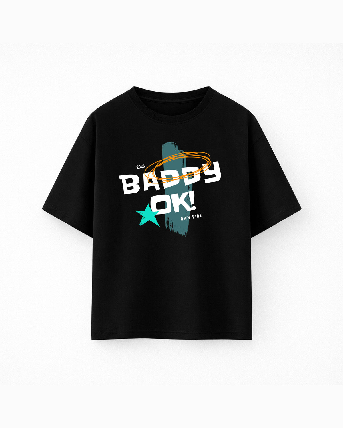 Oversize T-shirt – Bold Typography / 70